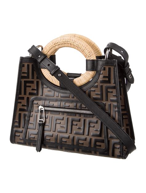 fendi small runaway shopping tote|Fendi.